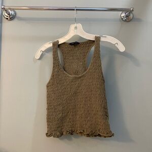 AMERICAN EAGLE OUTFITTERS Tank, Green, Size S